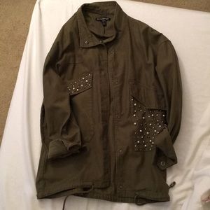 Zara Jeweled Utility Jacket